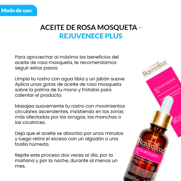 Aceite De Rosa Mosqueta Rejuvenece 30ML