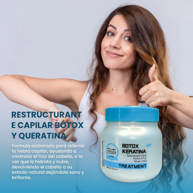 Restructurante capilar bótox y queratina
