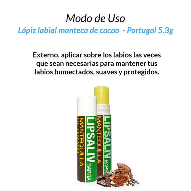 Lapiz labial manteca de cacao 4.8g