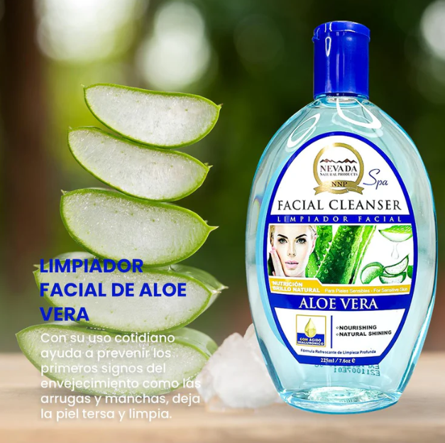 Limpiador facial de aleo vera 225ml